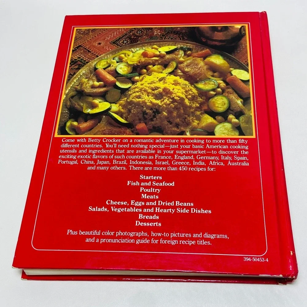 Betty‎ Crocker's International Cookbook Hardcover 1980 1st Edition Cooking